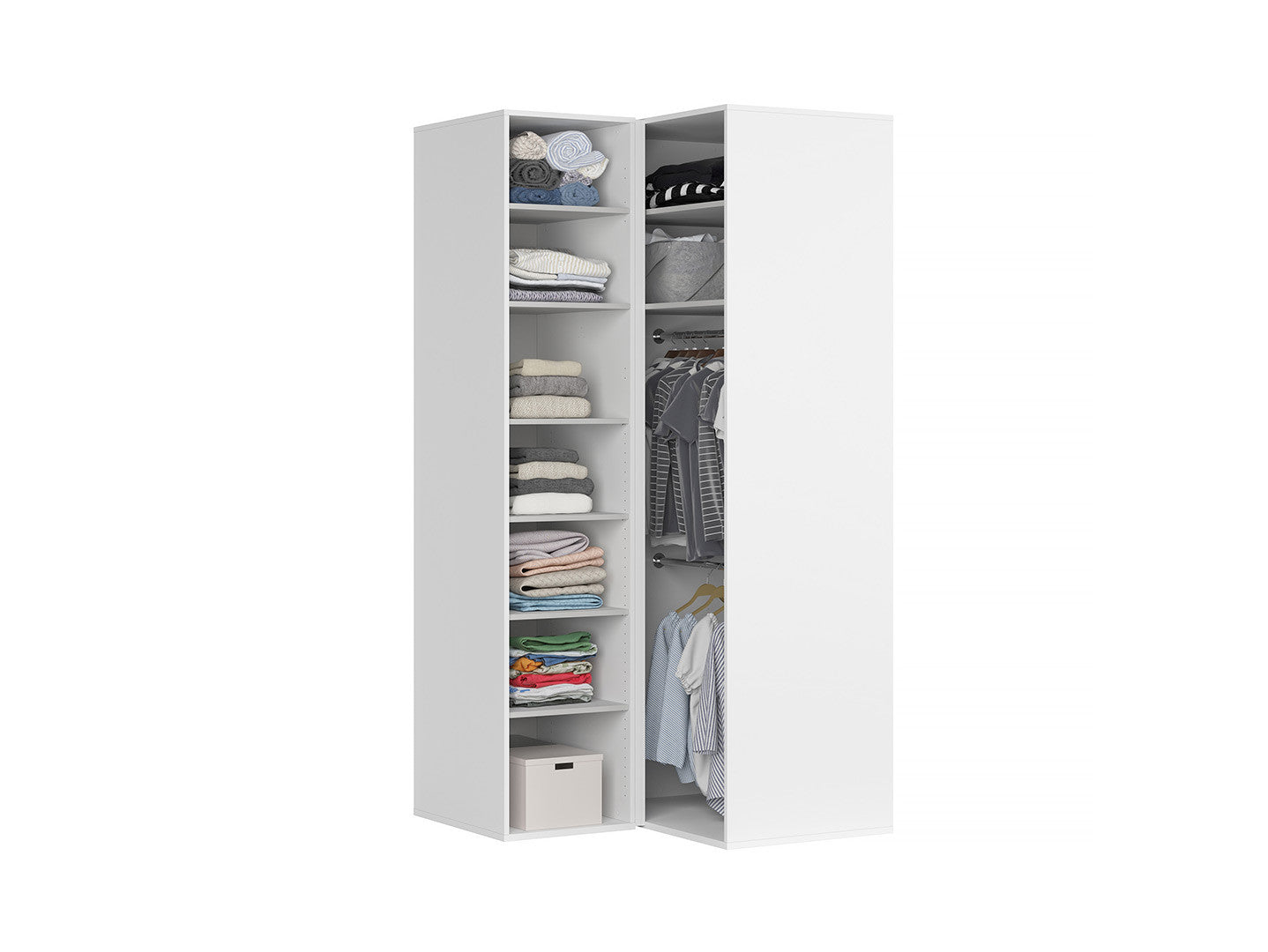 Flex — Corner Wardrobe Set (2 Units)