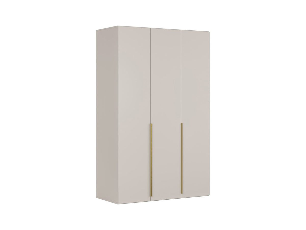 Flex Modular Wardrobe 150 cm – Uni Cashmere / Brushed Gold Handles