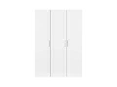 Flex Wardrobe 150 — 2-Unit Set with 3 Hanging Rails, White