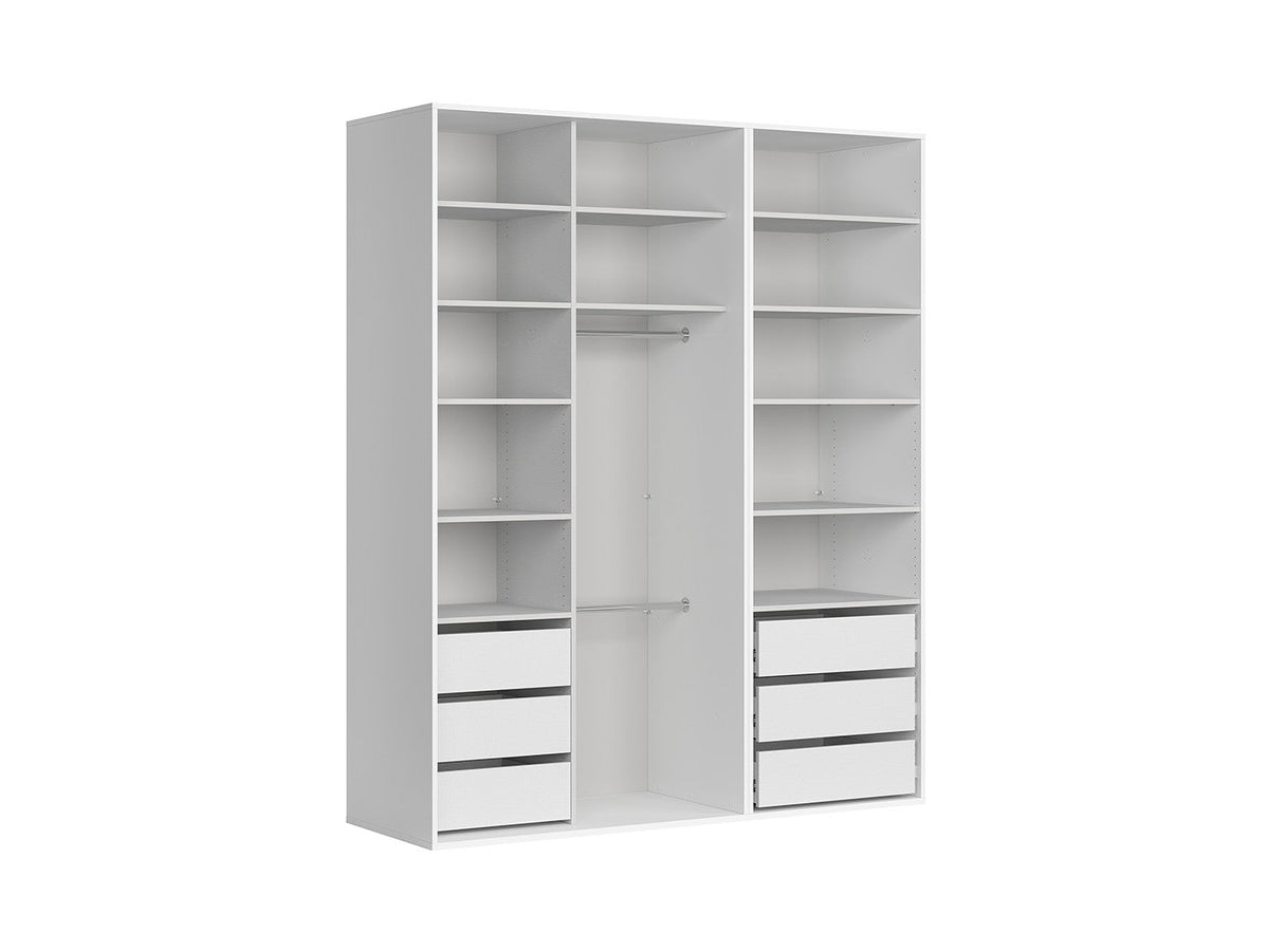 Flex Open Wardrobe Set 195 cm – White