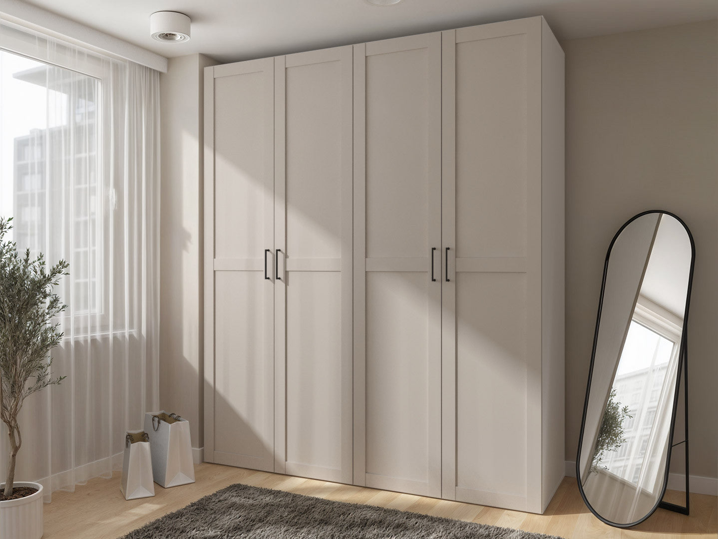 Flex — Modular Wardrobe 200 cm with 4 Doors