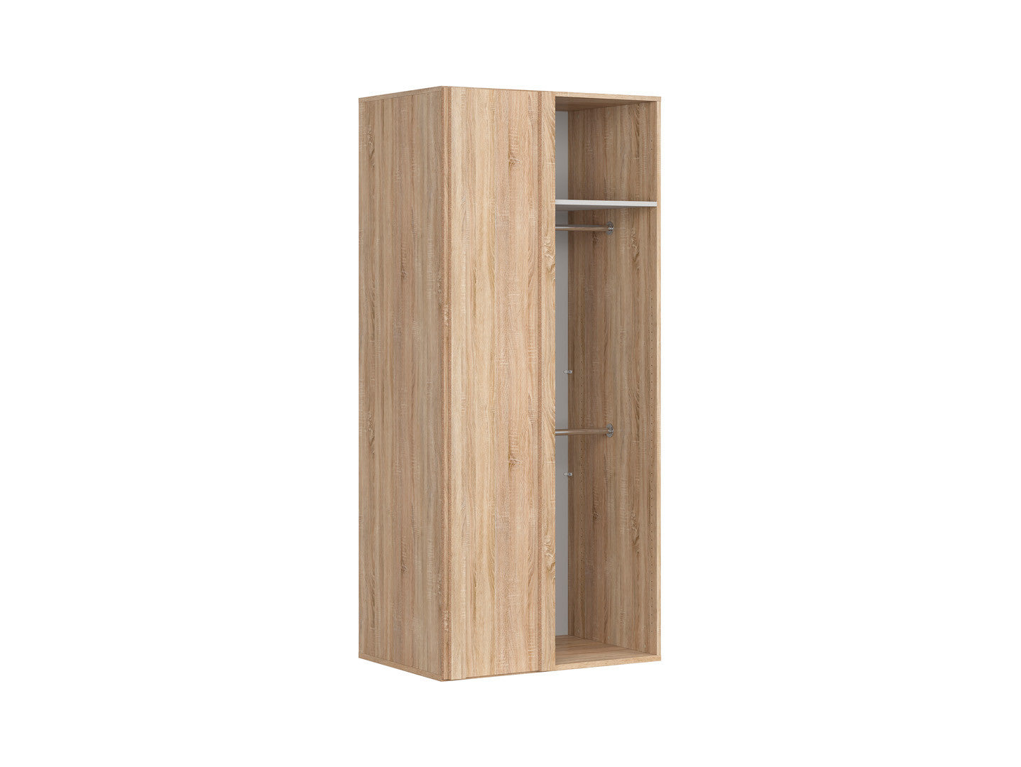 Flex Corner Wardrobe Module 97 cm with Mirror – Sonoma Oak