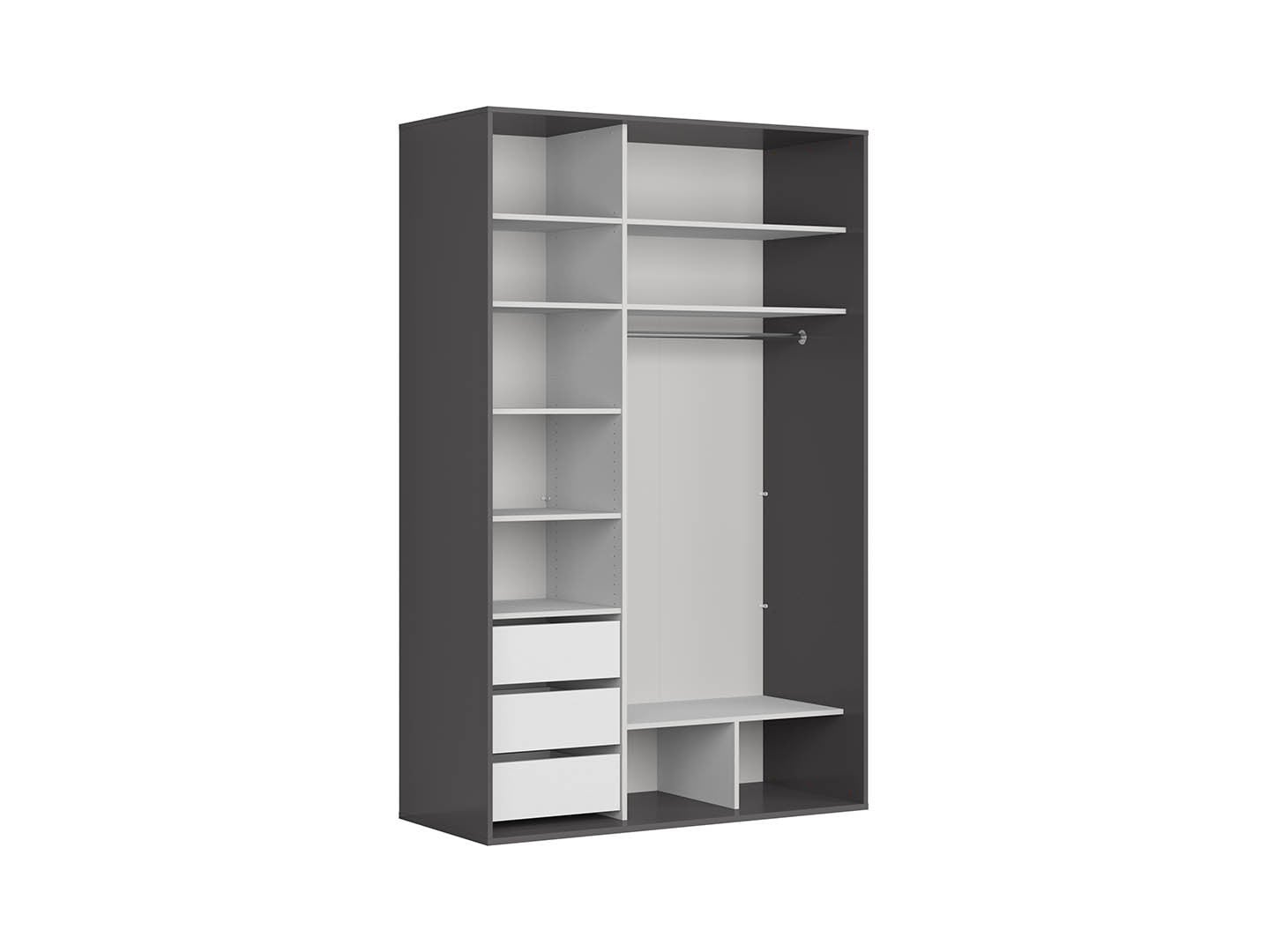 Flex — Sliding Door Wardrobe 150 cm with Mirror