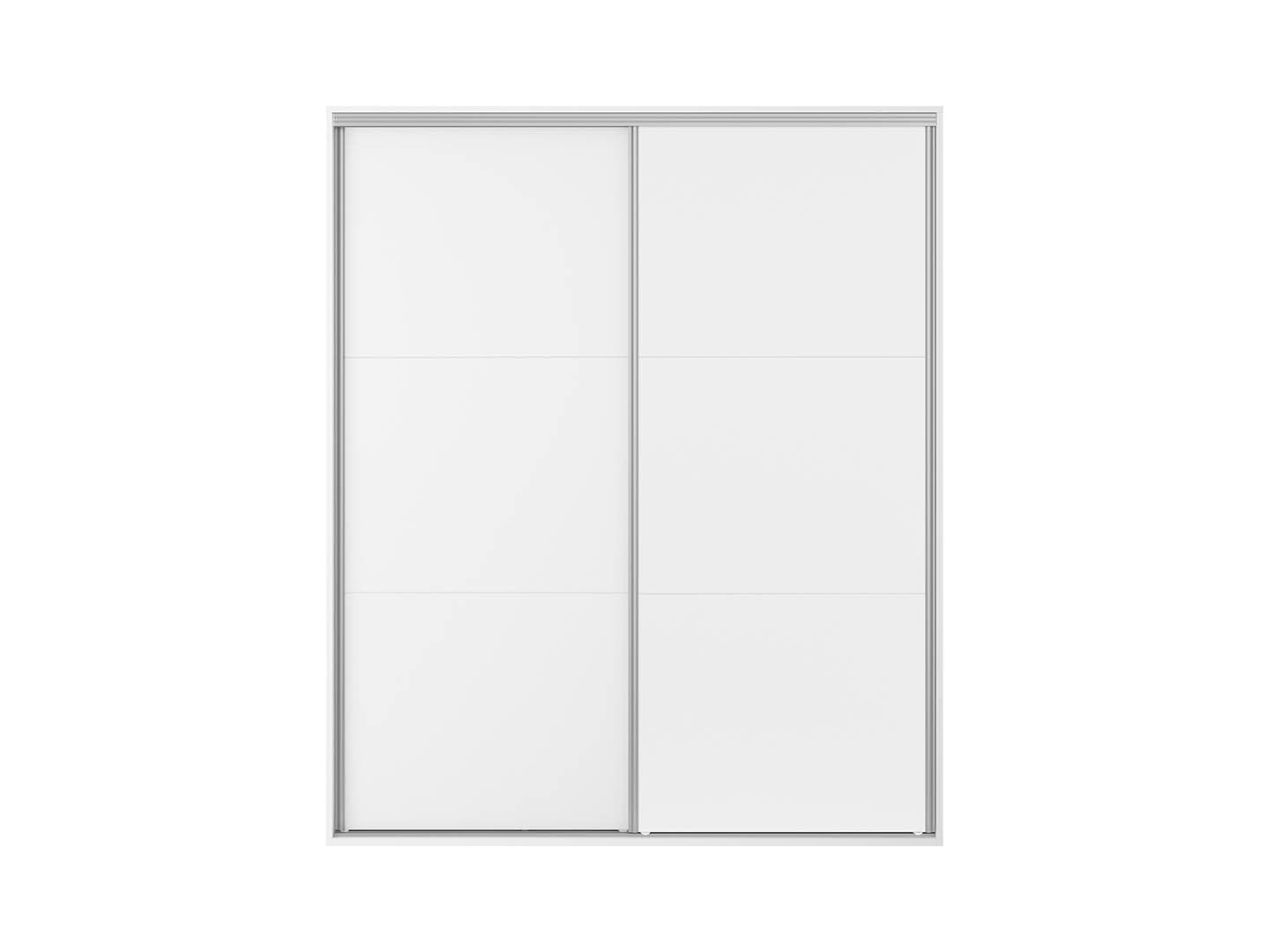Flex Sliding Wardrobe 180 cm – White, 4 Soft-Close Drawers, 2 Rails, 5 Shelves, 10-Year Warranty