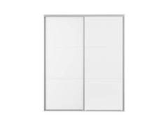 Flex Sliding Wardrobe 180 cm – White, 4 Soft-Close Drawers, 2 Rails, 5 Shelves, 10-Year Warranty