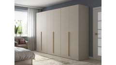 Flex 6-Door Wardrobe | Uni Kashmir | 300x218x66cm | Scratch-Resistant