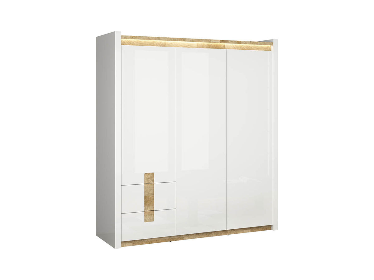 Alameda — 3-Door Wardrobe with Drawers