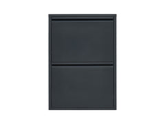 Fly 2K Shoe Cabinet – Anthracite | Compact Metal Hallway Storage