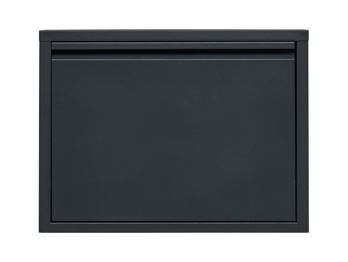 Fly 1K Metal Shoe Cabinet – 1 Compartment, Anthracite, 15 cm Deep
