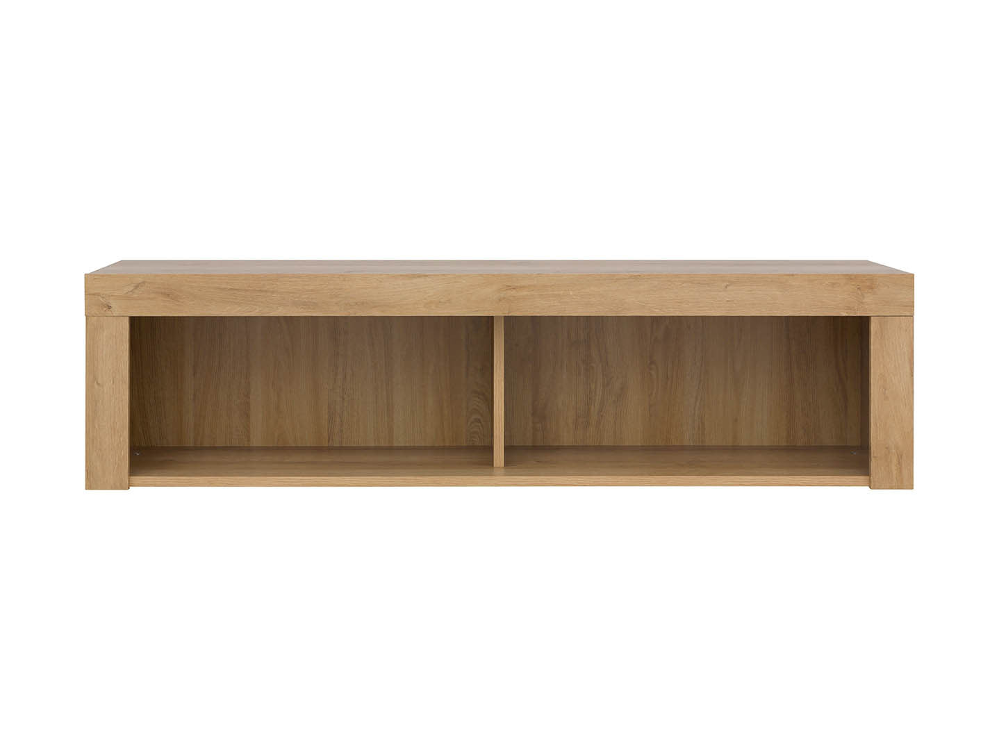 Balder Wall-Mounted Cabinet | Riviera Oak | 2 Open Shelves | 120×31.5 cm