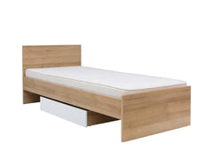 Balder Under-Bed Drawer 90 – Riviera Oak & White Gloss | Castors | Bedding, Toys & Accessories Storage | 98×79.5×17 cm