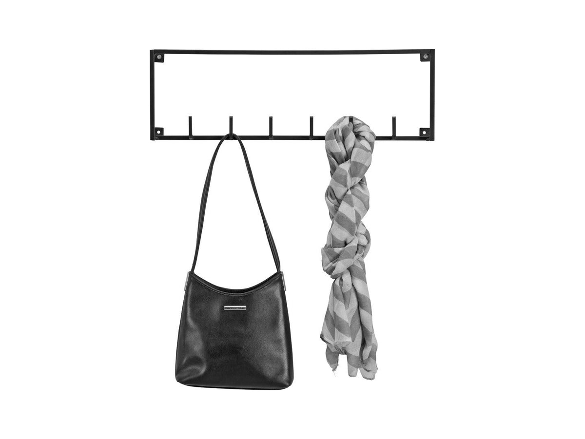 Dora Wall-Mounted Coat Rack | Black | 50 cm