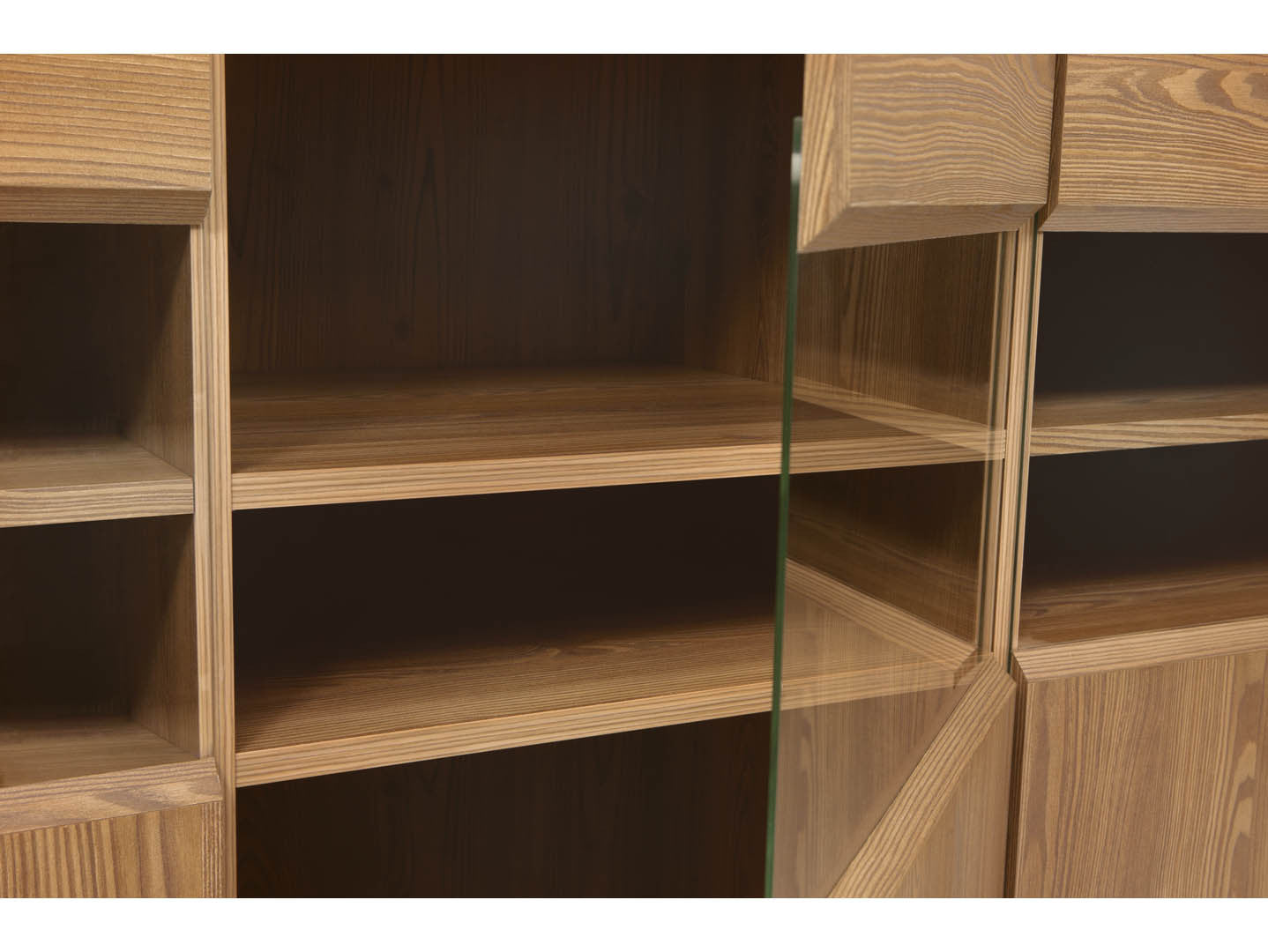 Bergen — 3-Door Display Cabinet with LED Lighting