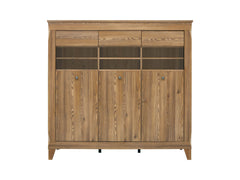 Bergen — 3-Door Display Cabinet with LED Lighting