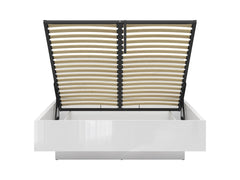 Forn Bed 160×200 cm + Ceres AV Mattress Set – White Gloss