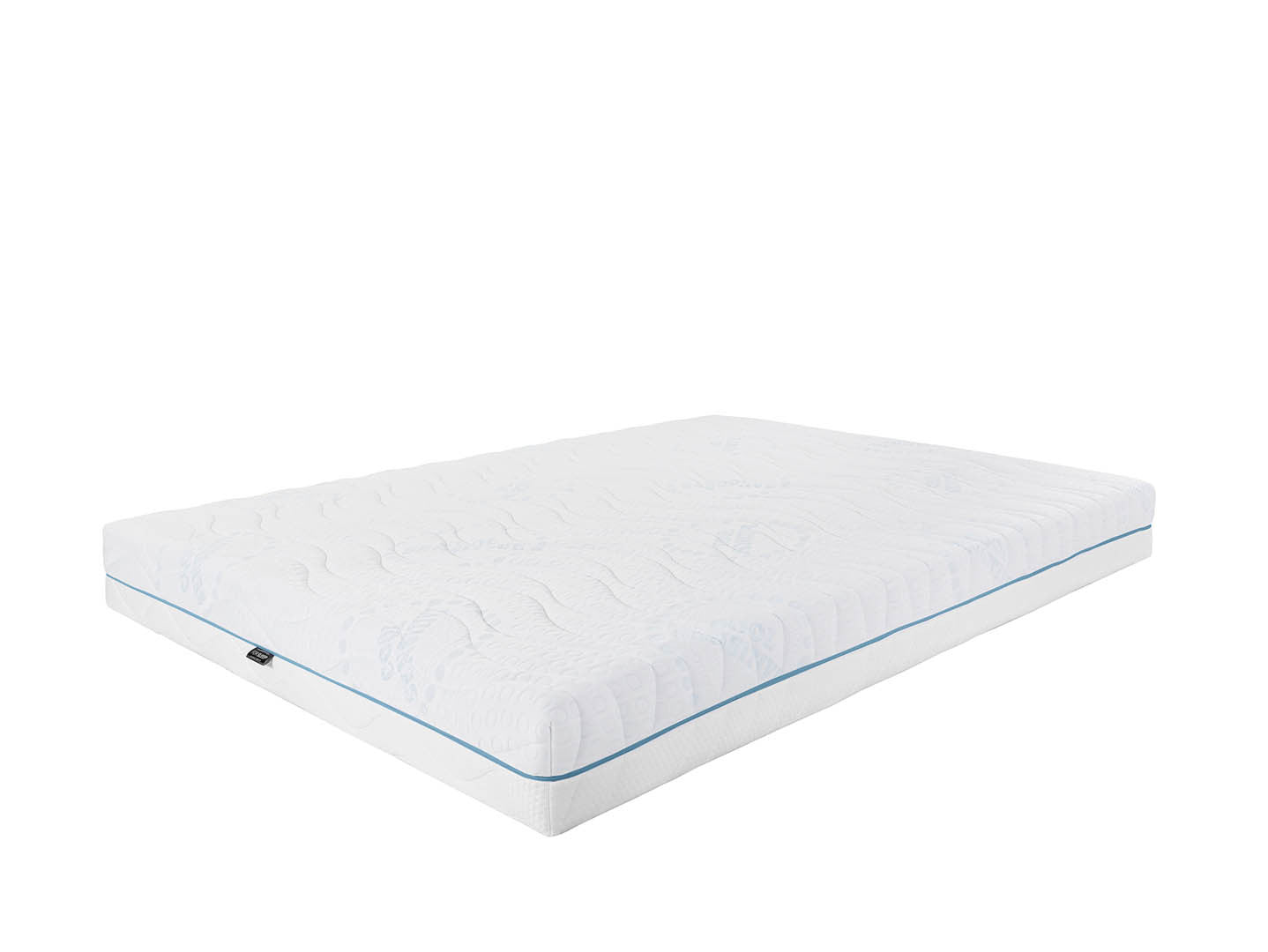 Forn Bed 160×200 cm + Merida Mattress Set – Dark Delano Oak / White Gloss